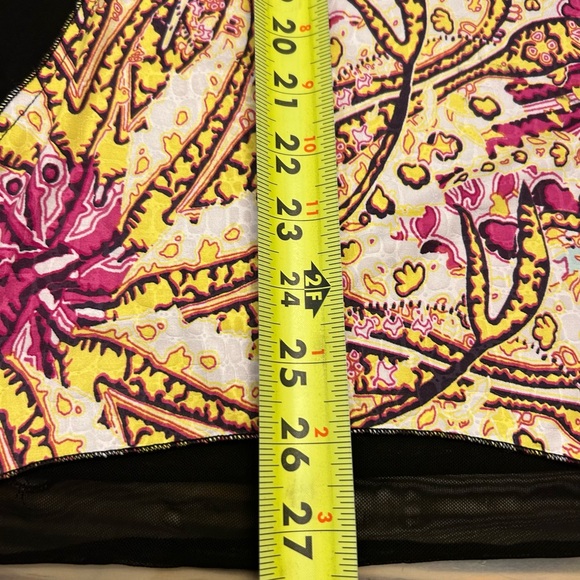 From the Heart woman’s Black Artsy lagenlook mesh colorful tunic blouse M - Picture 12 of 14